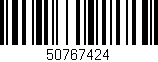 Código de barras (EAN, GTIN, SKU, ISBN): '50767424'
