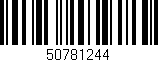 Código de barras (EAN, GTIN, SKU, ISBN): '50781244'