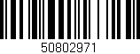 Código de barras (EAN, GTIN, SKU, ISBN): '50802971'