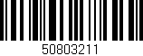 Código de barras (EAN, GTIN, SKU, ISBN): '50803211'