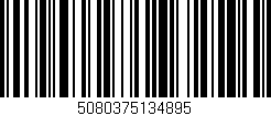Código de barras (EAN, GTIN, SKU, ISBN): '5080375134895'