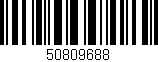 Código de barras (EAN, GTIN, SKU, ISBN): '50809688'