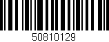 Código de barras (EAN, GTIN, SKU, ISBN): '50810129'