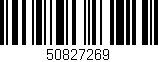 Código de barras (EAN, GTIN, SKU, ISBN): '50827269'