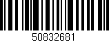Código de barras (EAN, GTIN, SKU, ISBN): '50832681'