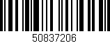 Código de barras (EAN, GTIN, SKU, ISBN): '50837206'