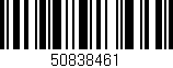 Código de barras (EAN, GTIN, SKU, ISBN): '50838461'