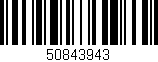 Código de barras (EAN, GTIN, SKU, ISBN): '50843943'