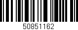 Código de barras (EAN, GTIN, SKU, ISBN): '50851162'