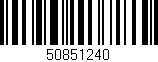Código de barras (EAN, GTIN, SKU, ISBN): '50851240'