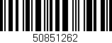 Código de barras (EAN, GTIN, SKU, ISBN): '50851262'