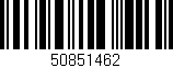 Código de barras (EAN, GTIN, SKU, ISBN): '50851462'