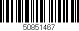 Código de barras (EAN, GTIN, SKU, ISBN): '50851467'