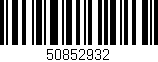 Código de barras (EAN, GTIN, SKU, ISBN): '50852932'