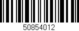 Código de barras (EAN, GTIN, SKU, ISBN): '50854012'