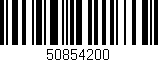 Código de barras (EAN, GTIN, SKU, ISBN): '50854200'