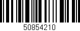 Código de barras (EAN, GTIN, SKU, ISBN): '50854210'