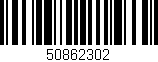Código de barras (EAN, GTIN, SKU, ISBN): '50862302'
