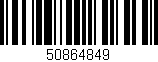 Código de barras (EAN, GTIN, SKU, ISBN): '50864849'