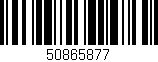 Código de barras (EAN, GTIN, SKU, ISBN): '50865877'