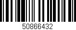 Código de barras (EAN, GTIN, SKU, ISBN): '50866432'
