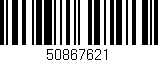 Código de barras (EAN, GTIN, SKU, ISBN): '50867621'