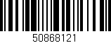 Código de barras (EAN, GTIN, SKU, ISBN): '50868121'