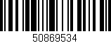 Código de barras (EAN, GTIN, SKU, ISBN): '50869534'