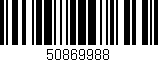 Código de barras (EAN, GTIN, SKU, ISBN): '50869988'