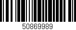 Código de barras (EAN, GTIN, SKU, ISBN): '50869989'