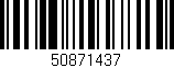 Código de barras (EAN, GTIN, SKU, ISBN): '50871437'