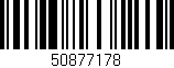 Código de barras (EAN, GTIN, SKU, ISBN): '50877178'