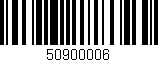 Código de barras (EAN, GTIN, SKU, ISBN): '50900006'