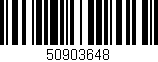 Código de barras (EAN, GTIN, SKU, ISBN): '50903648'