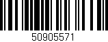 Código de barras (EAN, GTIN, SKU, ISBN): '50905571'
