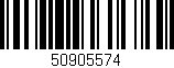 Código de barras (EAN, GTIN, SKU, ISBN): '50905574'