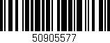 Código de barras (EAN, GTIN, SKU, ISBN): '50905577'
