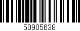 Código de barras (EAN, GTIN, SKU, ISBN): '50905638'