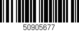 Código de barras (EAN, GTIN, SKU, ISBN): '50905677'
