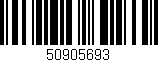 Código de barras (EAN, GTIN, SKU, ISBN): '50905693'