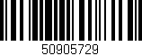 Código de barras (EAN, GTIN, SKU, ISBN): '50905729'