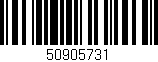 Código de barras (EAN, GTIN, SKU, ISBN): '50905731'