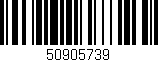 Código de barras (EAN, GTIN, SKU, ISBN): '50905739'