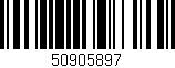 Código de barras (EAN, GTIN, SKU, ISBN): '50905897'