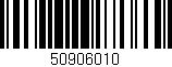 Código de barras (EAN, GTIN, SKU, ISBN): '50906010'