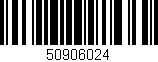 Código de barras (EAN, GTIN, SKU, ISBN): '50906024'