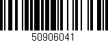 Código de barras (EAN, GTIN, SKU, ISBN): '50906041'