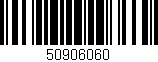 Código de barras (EAN, GTIN, SKU, ISBN): '50906060'