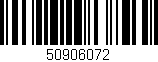 Código de barras (EAN, GTIN, SKU, ISBN): '50906072'