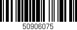 Código de barras (EAN, GTIN, SKU, ISBN): '50906075'